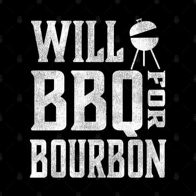 Will BBQ for Bourbon - or maybe Beer, but definitely Bourbon on the Rocks or Beer by Jas-Kei Designs