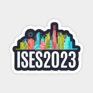 ISES 2023 – Lively Cityscape DARK Magnet