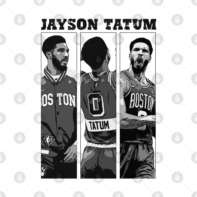 Jayson Tatum Basketball 2 by Playful Creatives