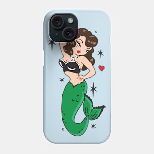 my lil 50's mermaid Phone Case