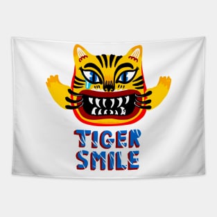 TIGER SMILE Tapestry