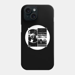 Mazda Miata MX-5 NC Black 'N White 5 (Black Version) Phone Case