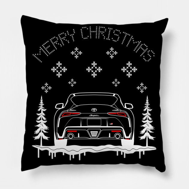 Toyota Supar Christmas Pillow by HSDESIGNS