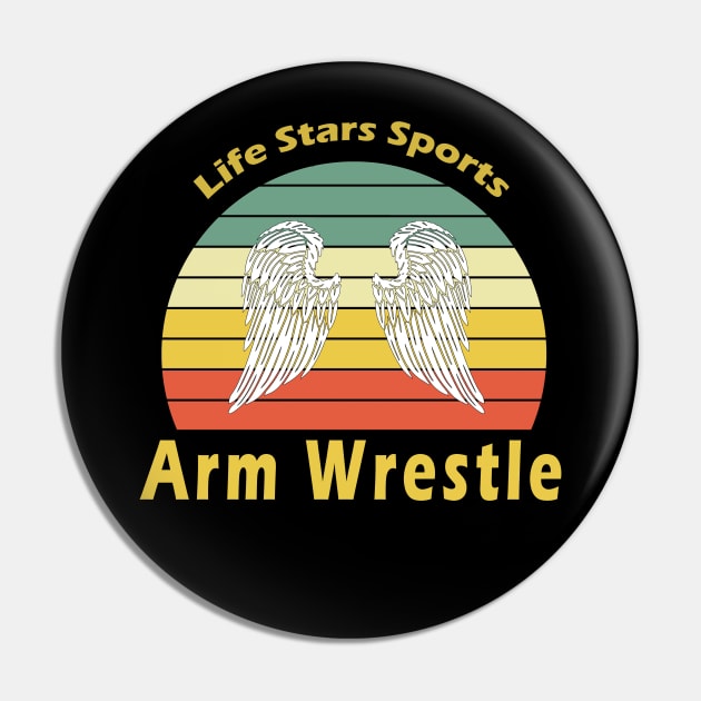 Arm Wrestling Pin by My Artsam