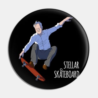Stellar Skateboard! Pin