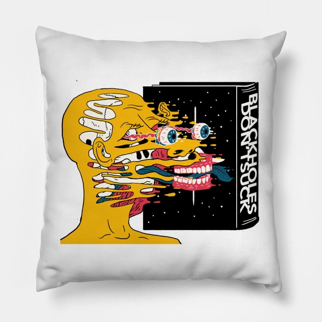 Why do most popular science books suck Pillow by A N Illustration