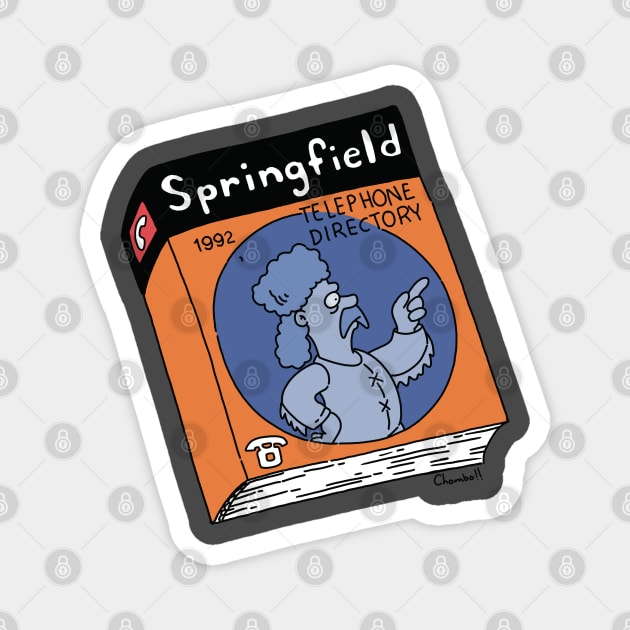 Springfield telephones Magnet by TeeAguss