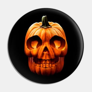 Scary Halloween Pumpkin Art Pin