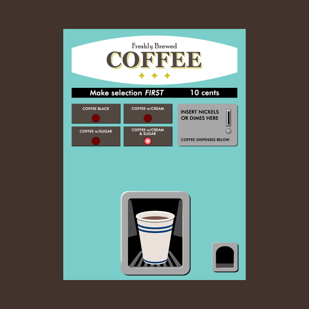 Vintage Coffee Vending Machine by GloopTrekker