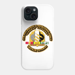 4th Psychological Operations Group with SVC Ribbon Phone Case