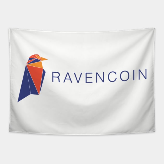 Ravencoin Logo RVN CryptoCurrency Classic Design Hodl Tapestry by AstroGearStore