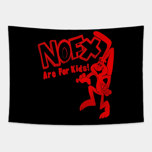 NOFX Are For Kid Red Tapestry