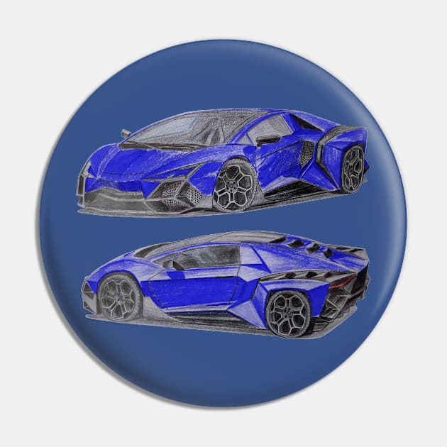 Lamborghini Pin by An.D.L.