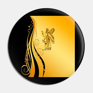 Golden Annunaki Pin