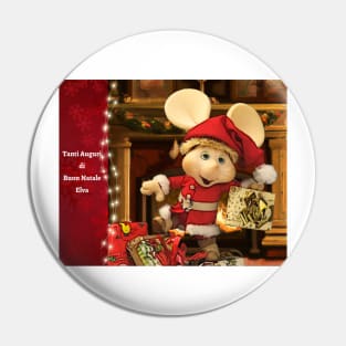 Copy of Merry Christmas from Topo Gigio to Elva Pin