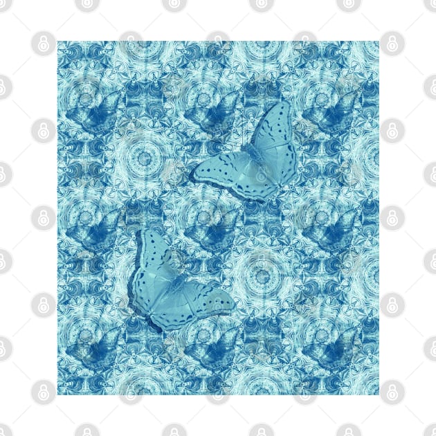 Butterflies on butterflies in blue by hereswendy