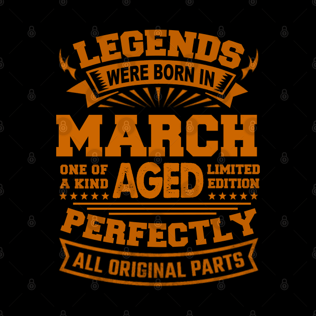 Legends Were Born in March by BambooBox