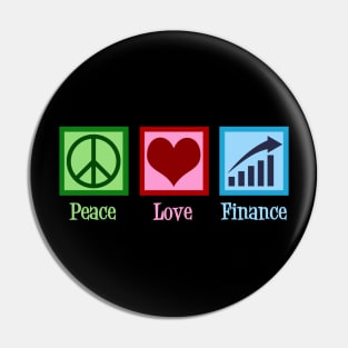 Peace Love Finance Pin