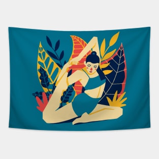 Morning yoga Tapestry