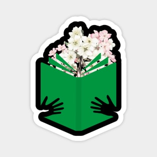 Flower Book Magnet