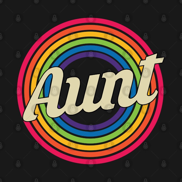 Aunt - Retro Rainbow Style by MaydenArt