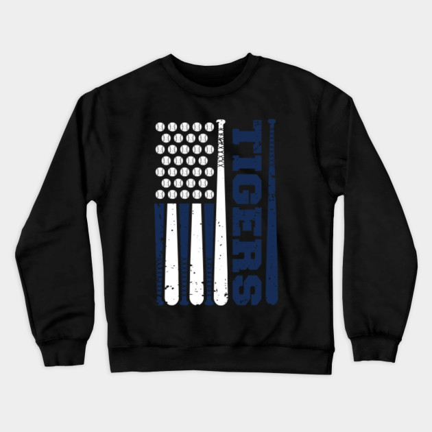 detroit tigers american flag shirt