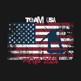 Team USA Skateboarding T-Shirt