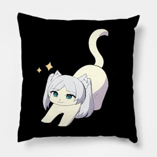 Kawaii Cat Frieren Pillow