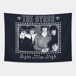 The Byrds // Vintage Style Retro Fan Art Tapestry