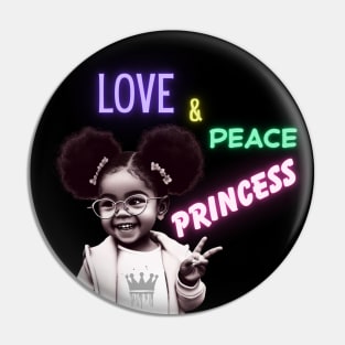 Love & Peace Princess Pin