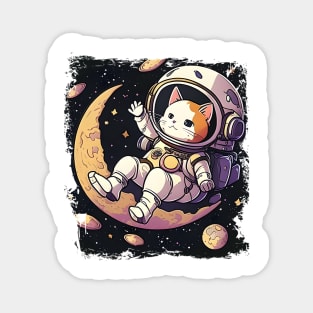 Cat Astronaut, Space Kitty, Catronaut - Funny Cats Magnet