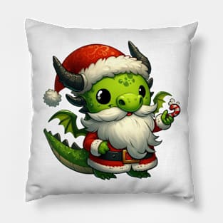 New Year Cute Green Dragon Pillow