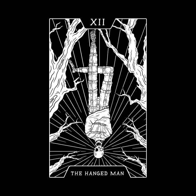 12. THE HANGEND MAN TAROT CARD T-SHIRT by wytchlab