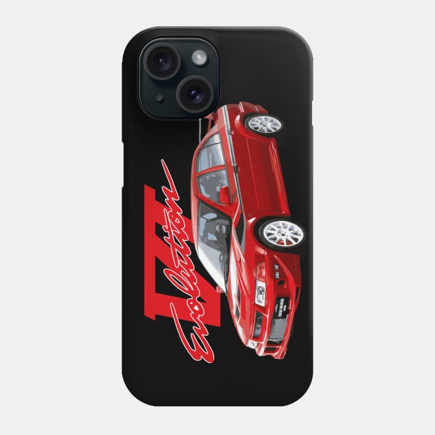 Mitsubishi Evolution VI Makinen Edition EVO TME Phone Case by cowtown_cowboy