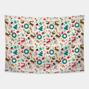 Christmas Jamboree Cream Tapestry