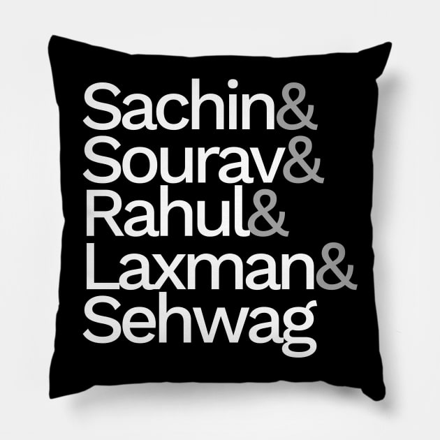 Indian Cricket Fan T-Shirt Pillow by SiGo