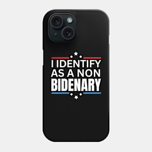 I identify as non Bidenary American vintage style (v15) Phone Case