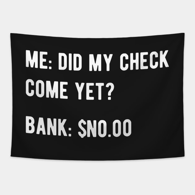 Stimulus Check $600 Relief Lockdown Tapestry by BraaiNinja