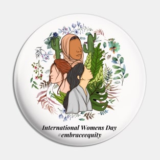 embrace equity international women's day 2023 Pin