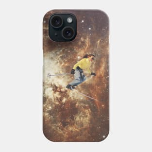 Ski in the galaxy Phone Case