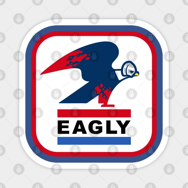 US Eagly Magnet by harebrained