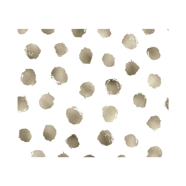 Gold foil dots by hamptonstyle