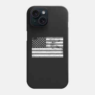 Black Stars and Stripes Facemask Phone Case
