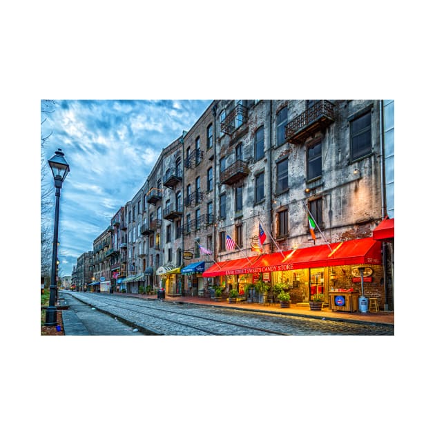 River Street Savannah Georgia by Gestalt Imagery