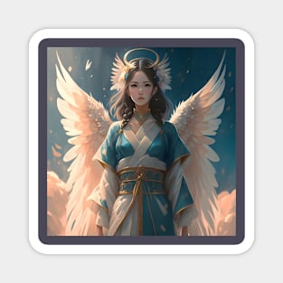 Beautiful sky angel Magnet