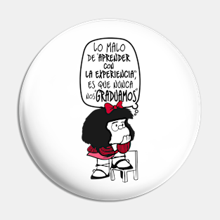 Mafalda Feminista Frases Humor Pins And Buttons Teepublic