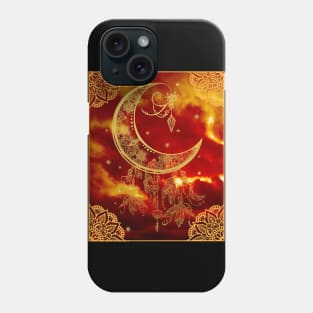 Mandala Fire Moon Phone Case