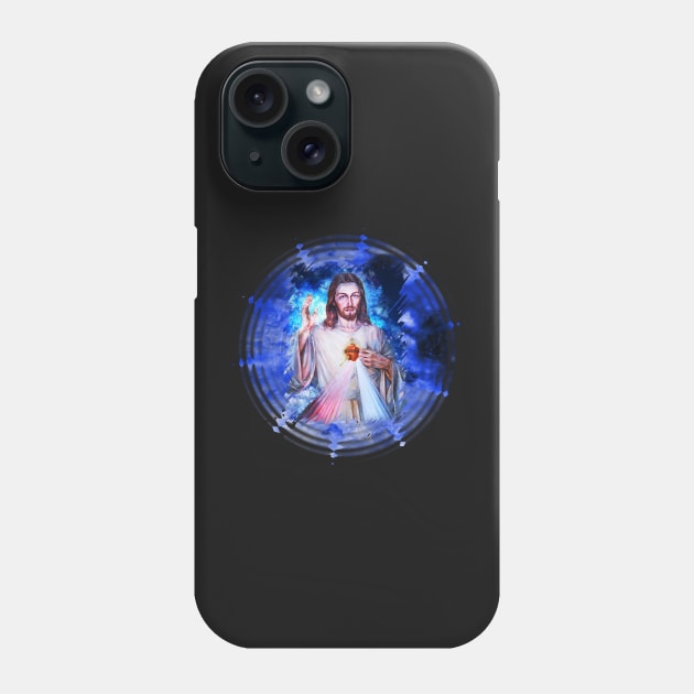 Jesus Divine Mercy Sacred Heart -  I Trust in You - Faustina Phone Case by hispanicworld