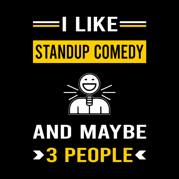 3 People Standup Comedy Stand-up Comedian by Good Day