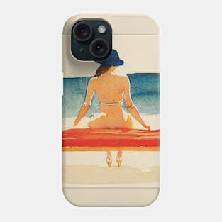 Sunbathin at the Beach Phone Case